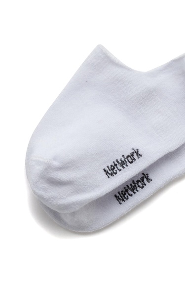  Network Kadın Gri Beyaz 2li Bambu Çorap Seti