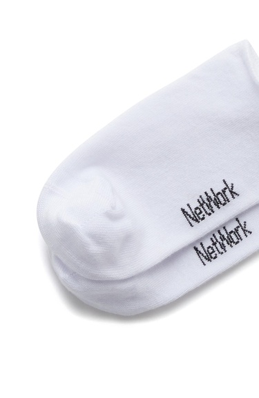  Network Kadın Beyaz 2li Bambu Çorap Seti