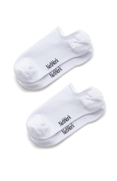  Network Kadın Beyaz 2li Bambu Çorap Seti