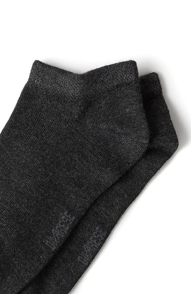  Divarese Kadın Antrasit Beyaz 2li Bambu Çorap Seti