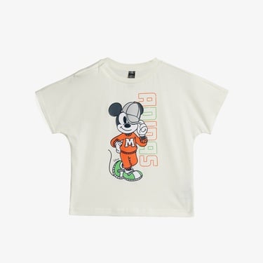  adidas Disney Mickey Mouse Çocuk Beyaz T-Shirt