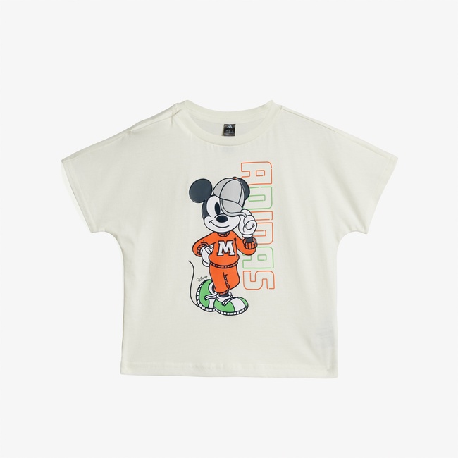  adidas Disney Mickey Mouse Çocuk Beyaz T-Shirt