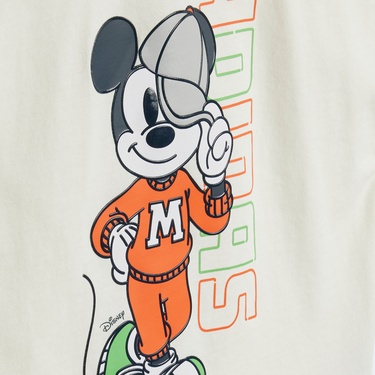  adidas Disney Mickey Mouse Çocuk Beyaz T-Shirt
