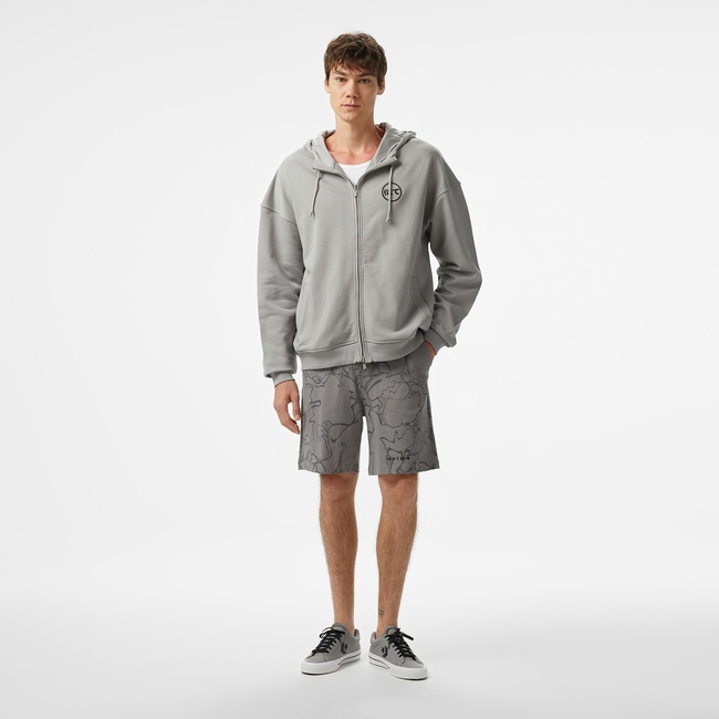  UNITED4 Erkek Gri Şort