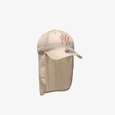  New Era MLB League Essentials New York Yankees  Sun Shield Çocuk Bej Şapka