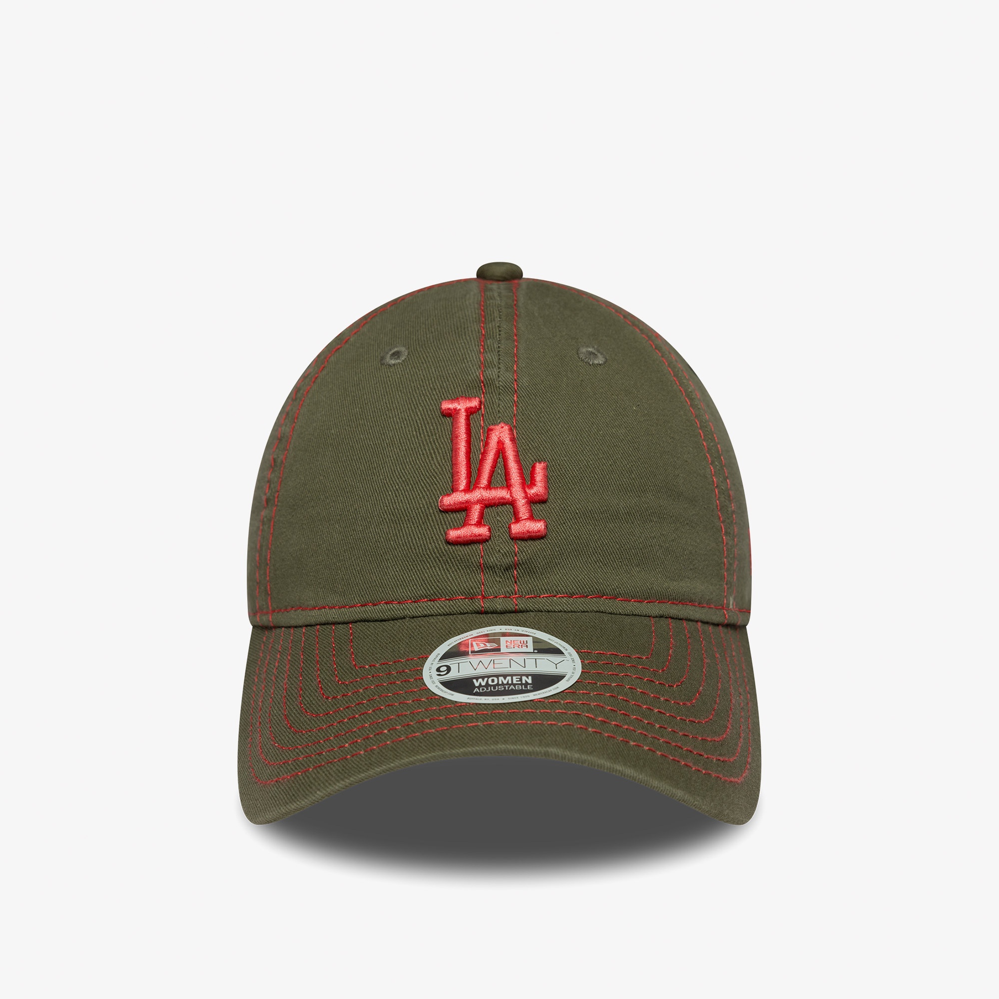 New Era Mlb Contrast Stitch LA Dodgers Kadın Yeşil Şapka