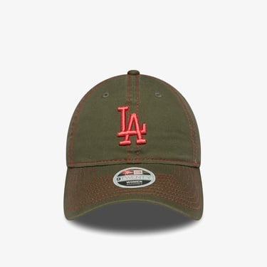  New Era Mlb Contrast Stitch LA Dodgers Kadın Yeşil Şapka