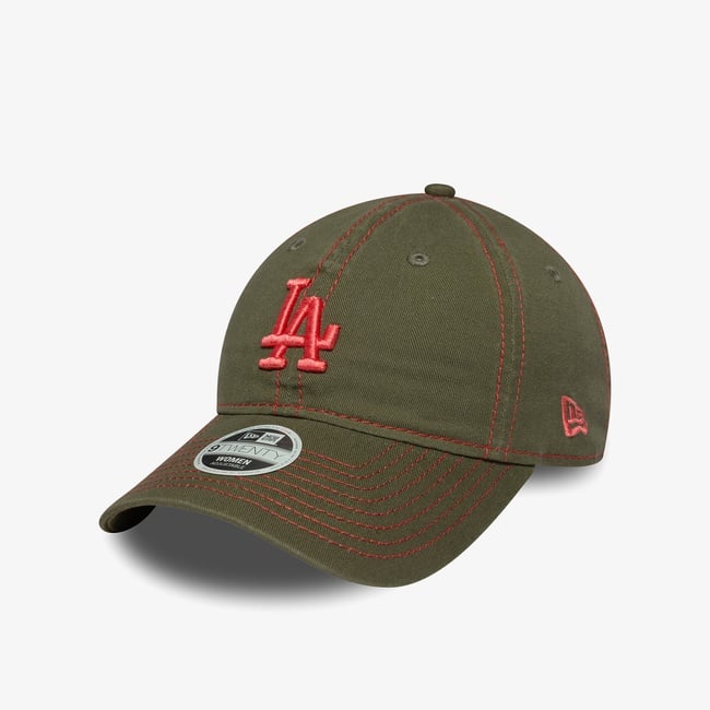  New Era Mlb Contrast Stitch LA Dodgers Kadın Yeşil Şapka
