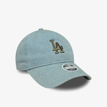  New Era 9Twenty Denim LA Dodgers Kadın Mavi Şapka