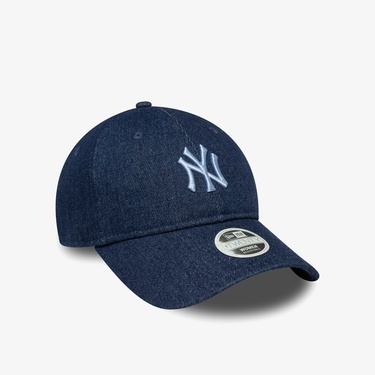  New Era Mlb Dye Denim New York Yankees Kadın Lacivert Şapka