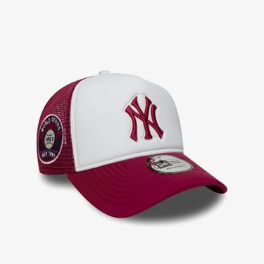  New Era Mlb World Series New York Yankees Unisex Beyaz/Kırmızı Şapka