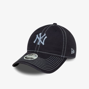  New Era Mlb Contrast Stitch LA Dodgers Kadın Lacivert Şapka