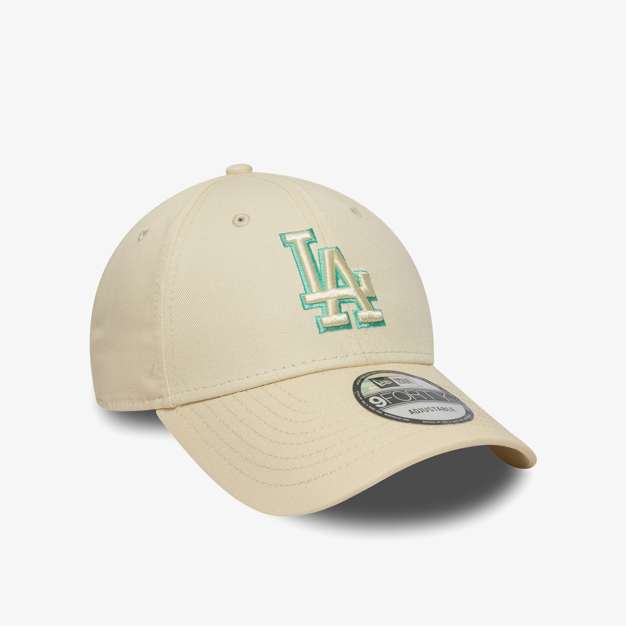 New Era Mlb Slide Patch LA Dodgers Unisex Krem Şapka