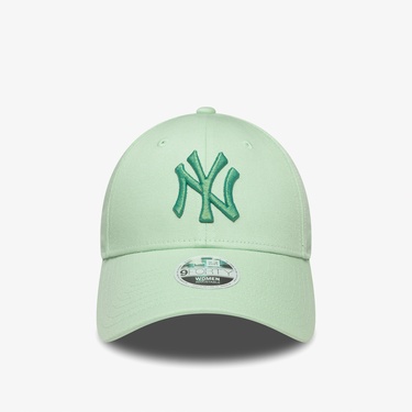  New Era Metallic 9Forty New York Yankees Kadın Yeşil Şapka