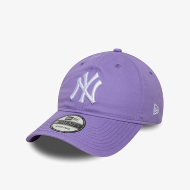  New Era MLB League Essentials New York Yankees  9Twenty Kadın Mor Şapka