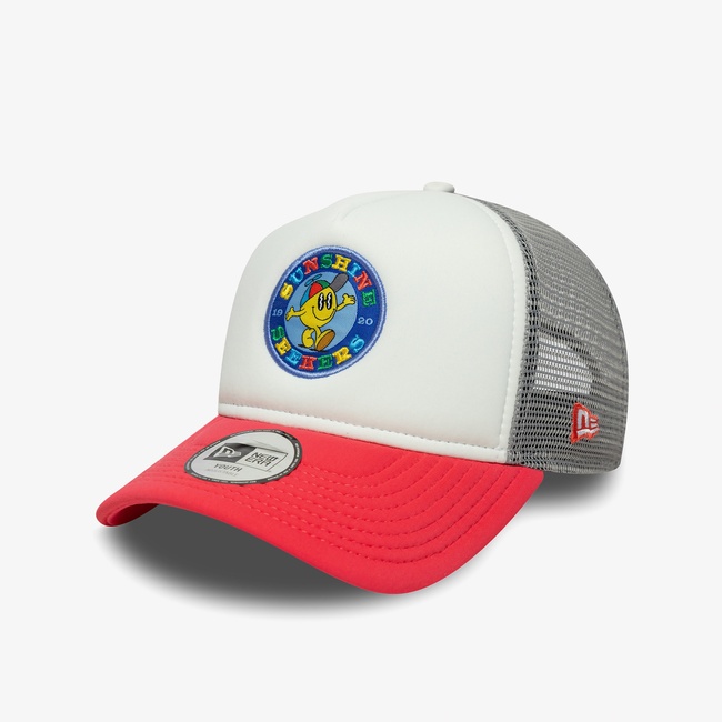  New Era Multi Patch Trucker Neyyan Çocuk Beyaz Şapka