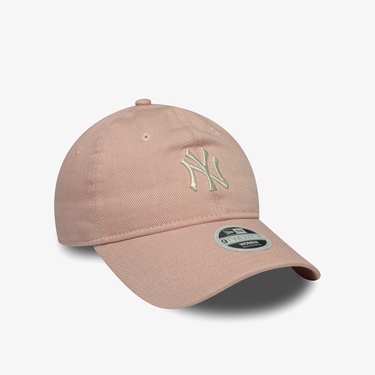  New Era Mlb Dye Denim New York Yankees Kadın Pembe Şapka