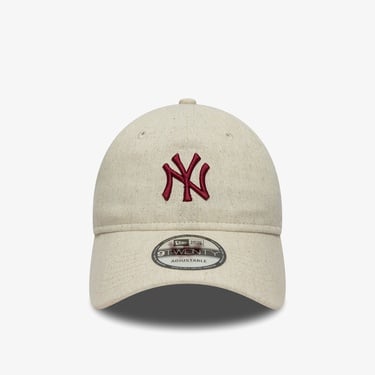  New Era MLB League Essentials New York Yankees Unisex Bej Şapka