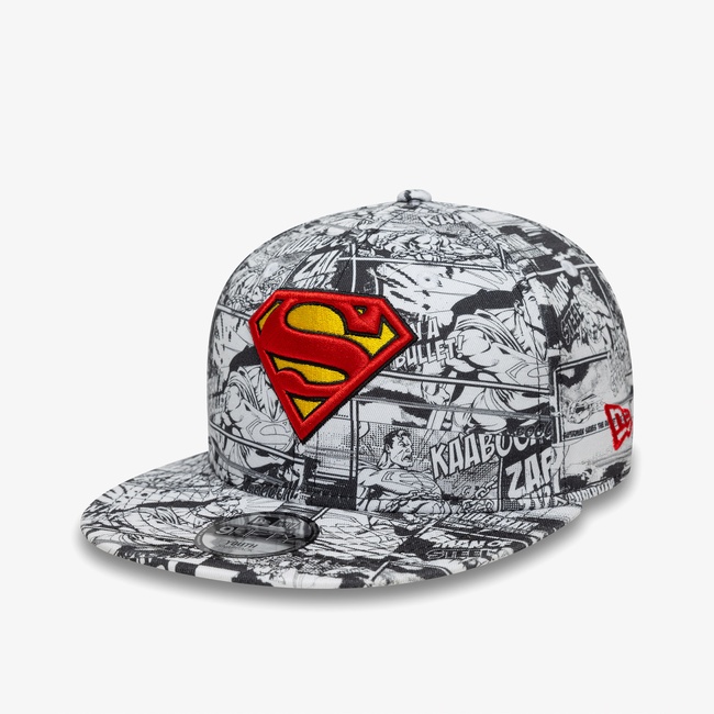  New Era DC Superman Çocuk Beyaz Şapka