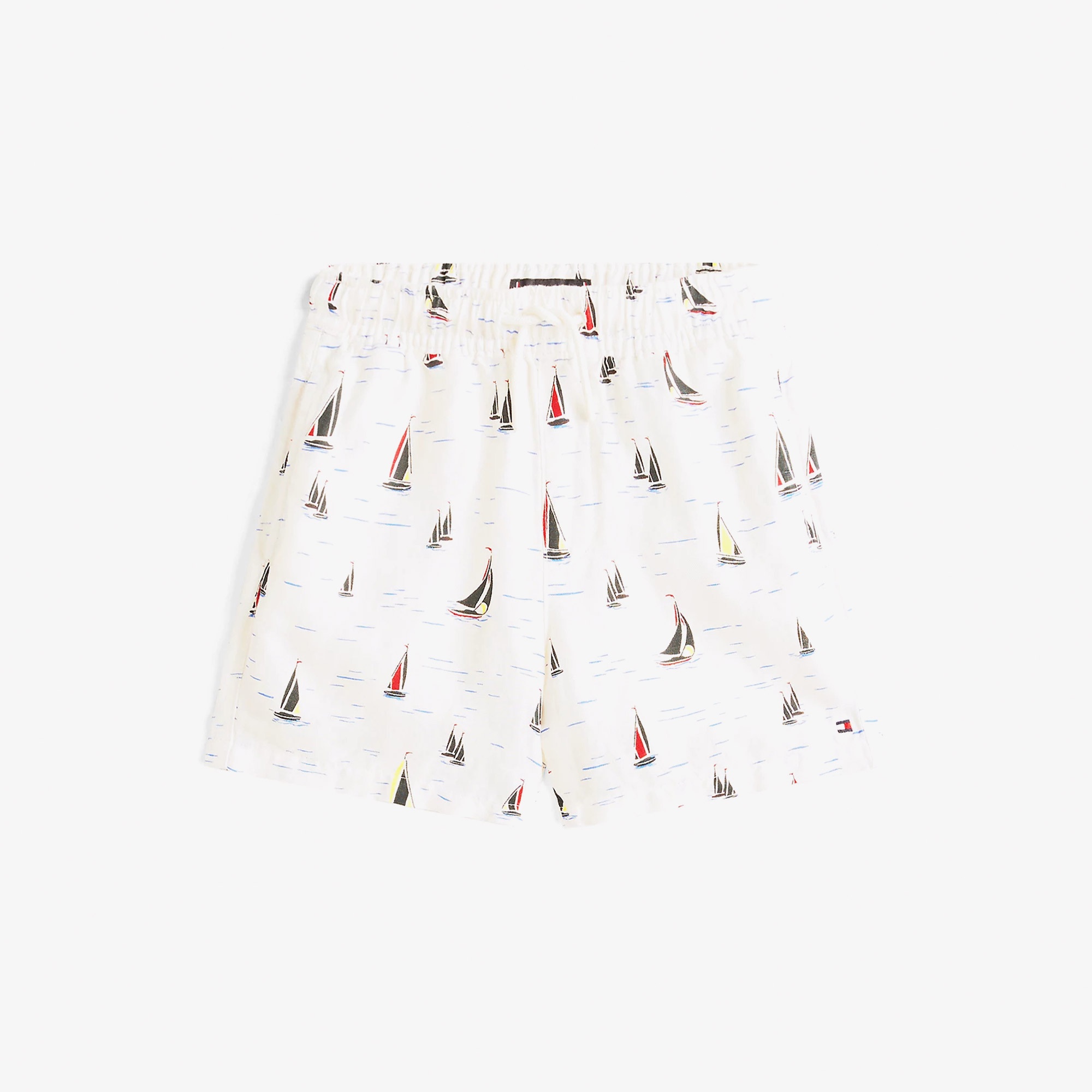 Tommy Hilfiger Print Linen Çocuk Beyaz Mayo