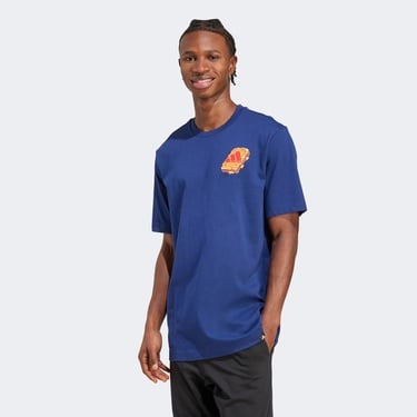  adidas M Pb&J T Erkek Mavi T-Shirt