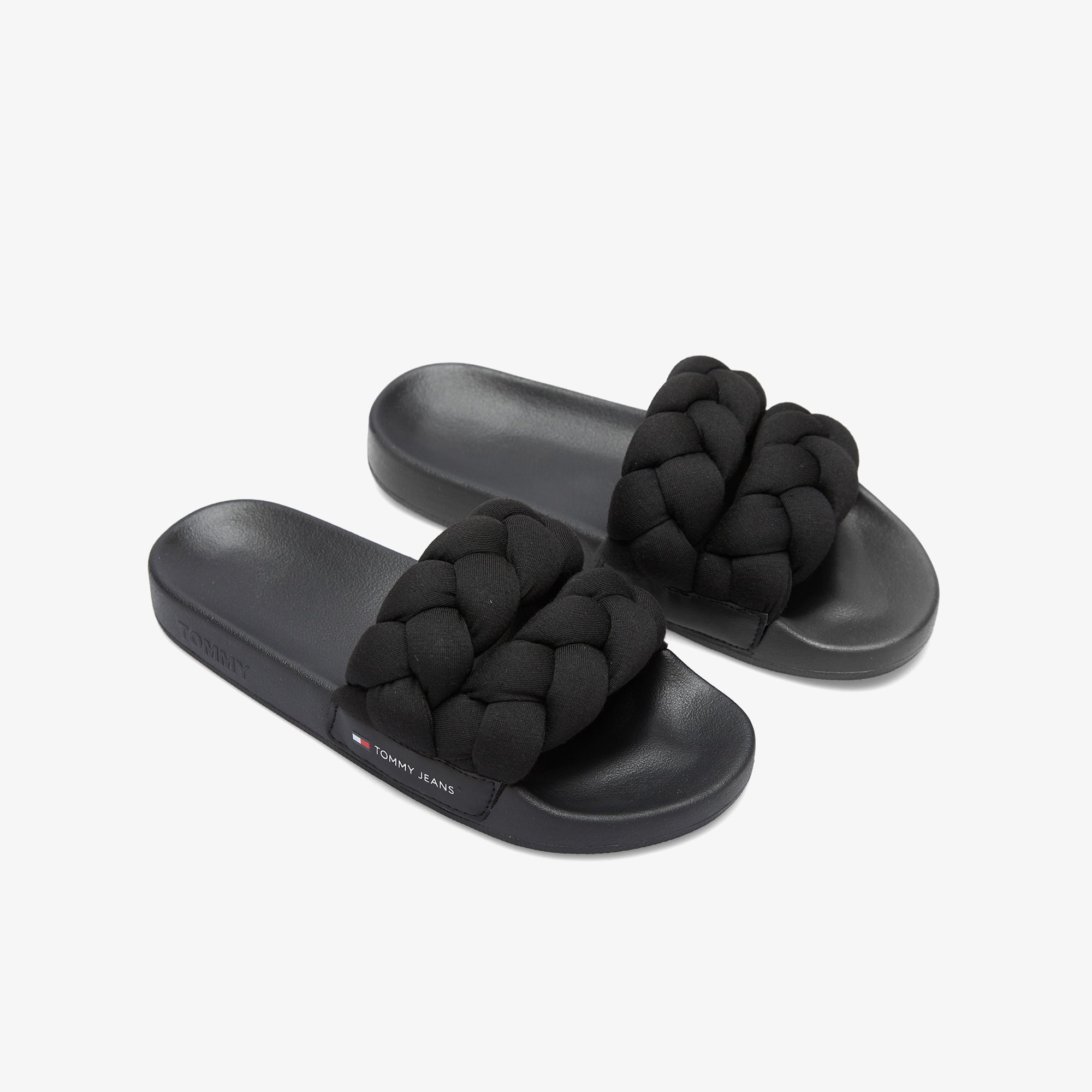 Tommy Hilfiger Braided Strap Kadın Siyah Terlik