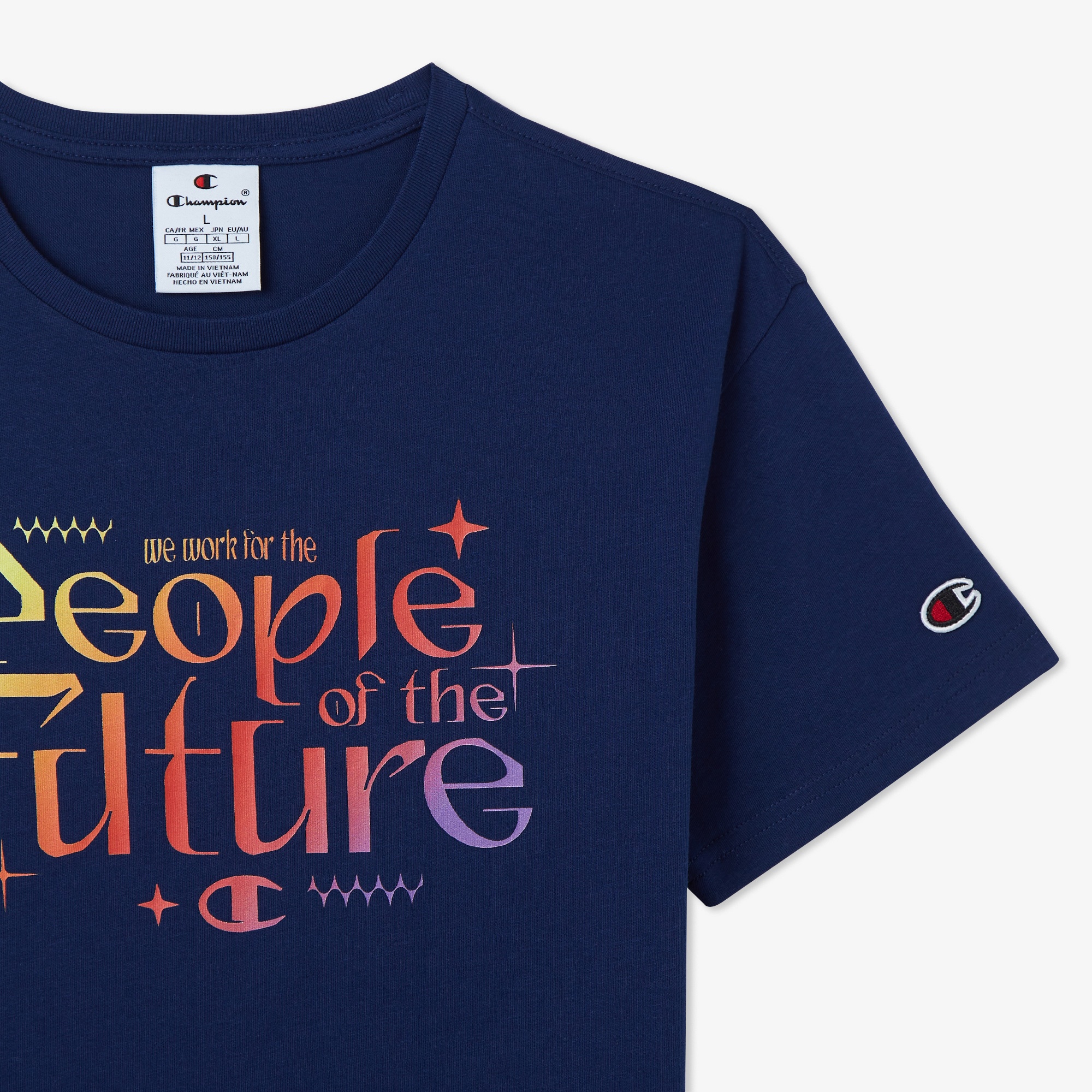 Champion Çocuk Lacivert T-Shirt