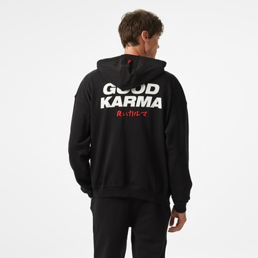  UNITED4 Monster Erkek Siyah Hoodie