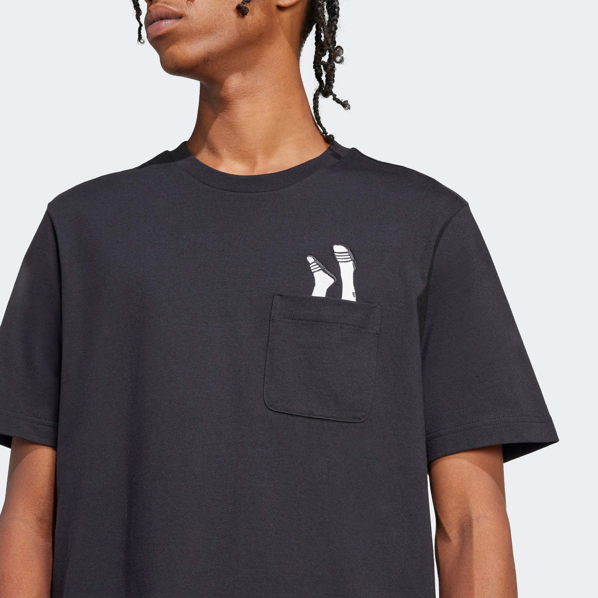 adidas Slide Erkek Siyah T-Shirt