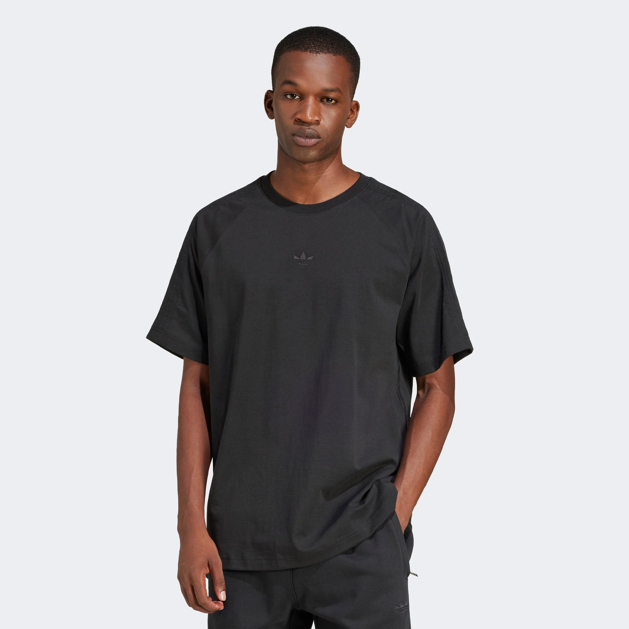 adidas Premium Essentials Erkek Siyah Loose Fit T-Shirt