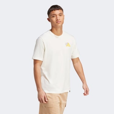  adidas M Cheese Erkek Beyaz T-Shirt