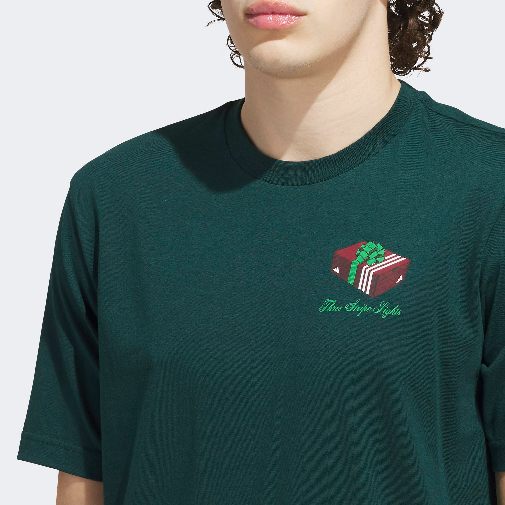 adidas M Hldy Gftbox T Erkek Yeşil T-Shirt