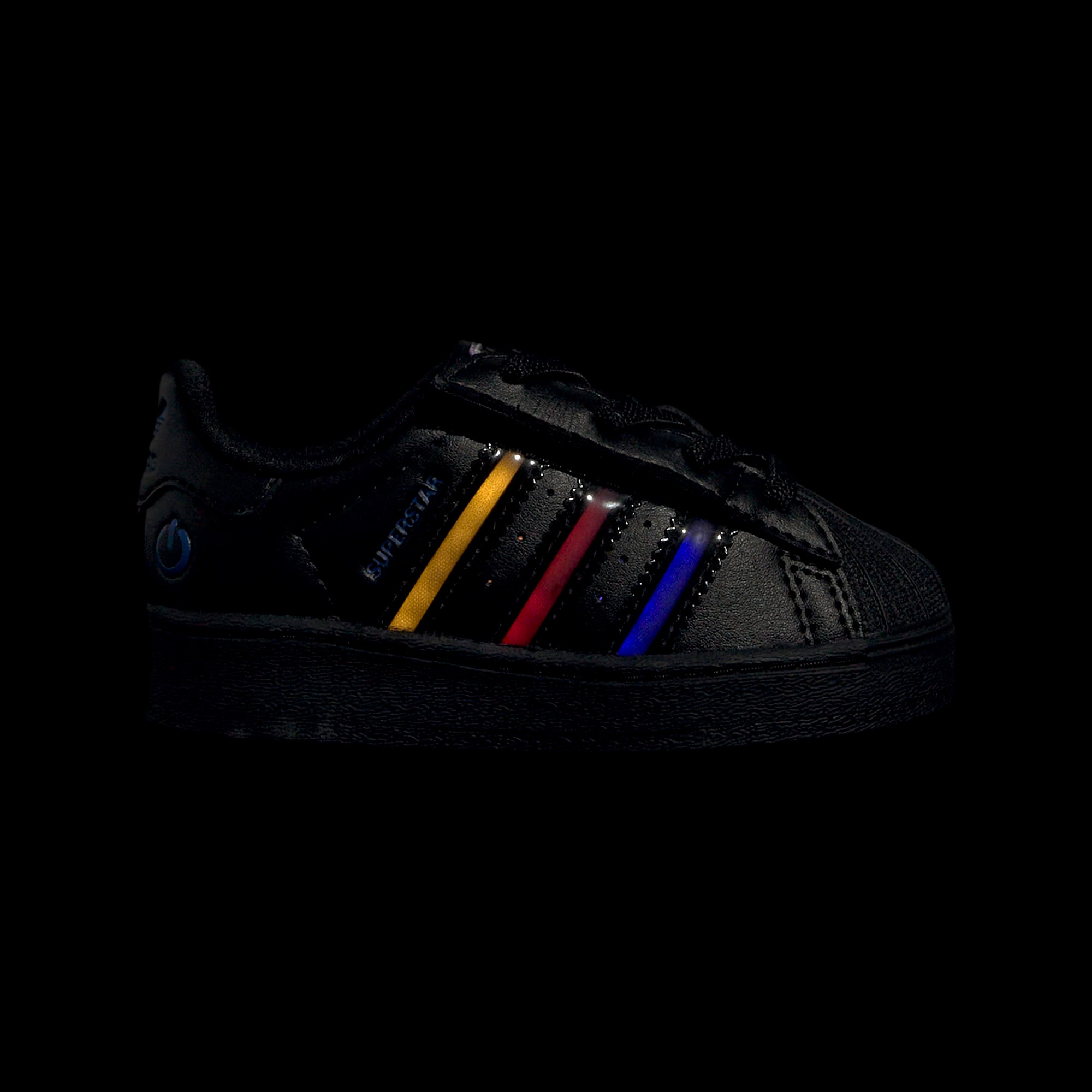 adidas Superstar Led Lights Cf El I Bebek Siyah Spor Ayakkabı