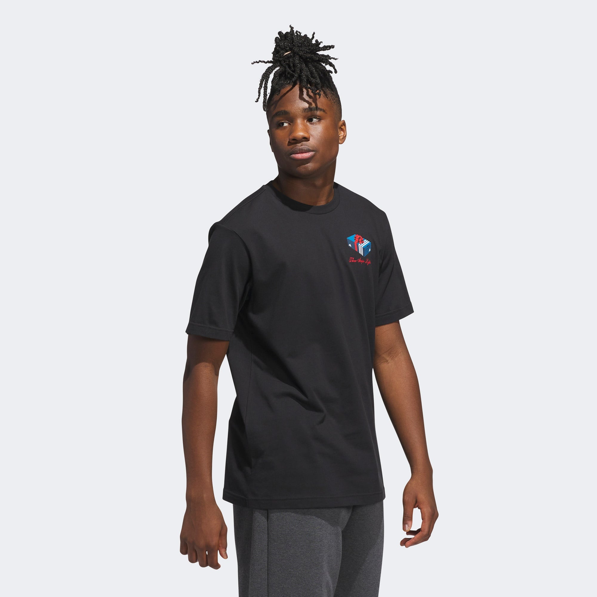 adidas M Hldy Gftbox T Erkek Siyah T-Shirt