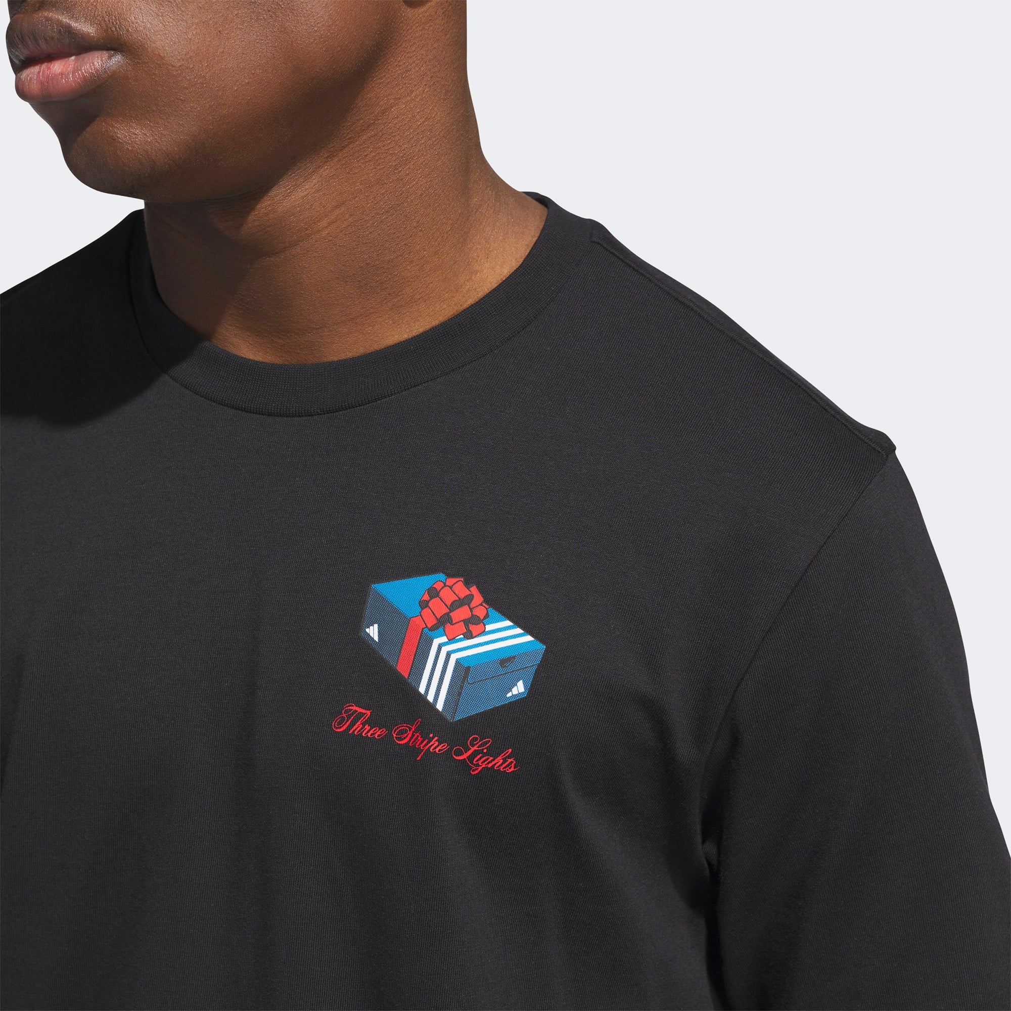 adidas M Hldy Gftbox T Erkek Siyah T-Shirt