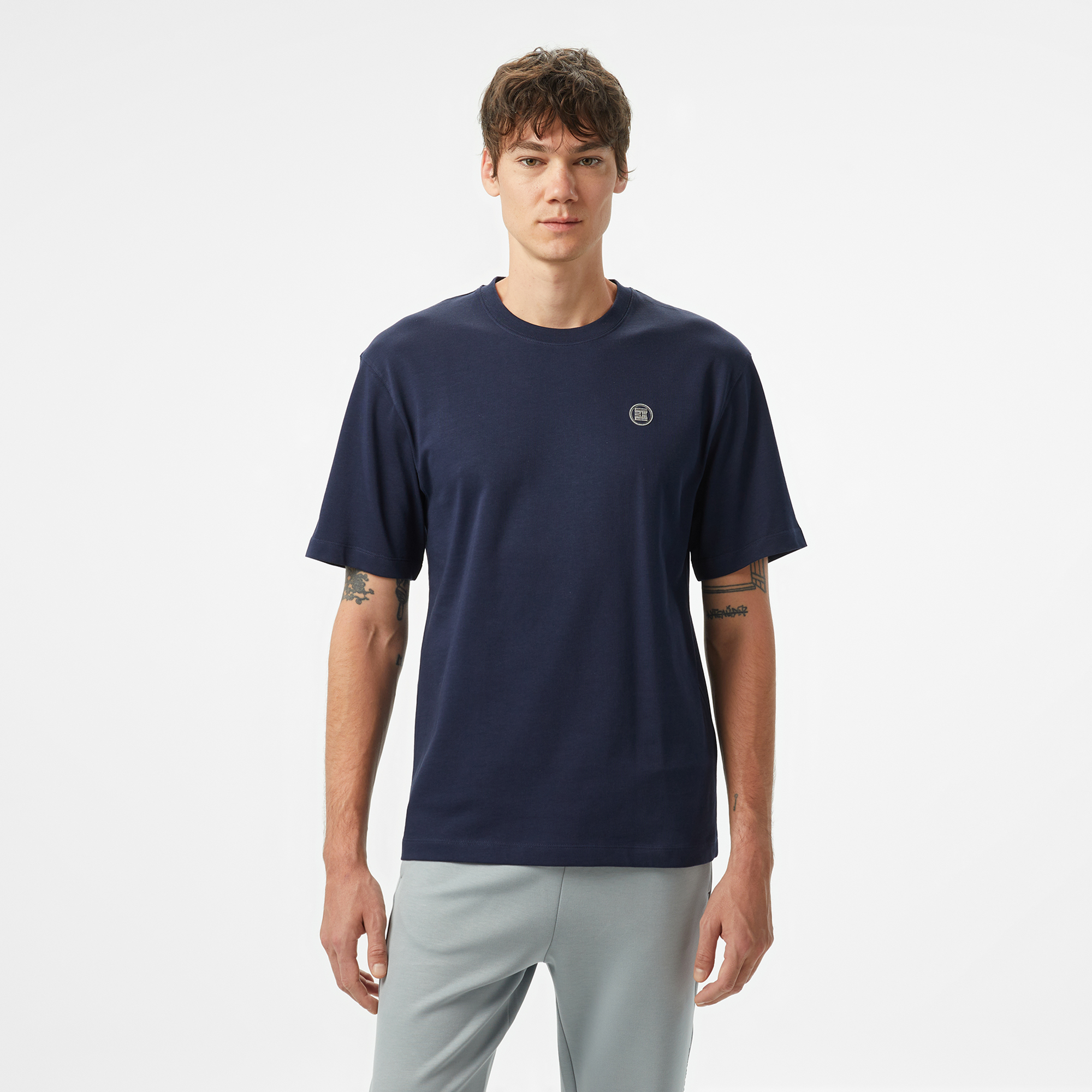  Sportempt Stm371 Erkek Lacivert T-Shirt