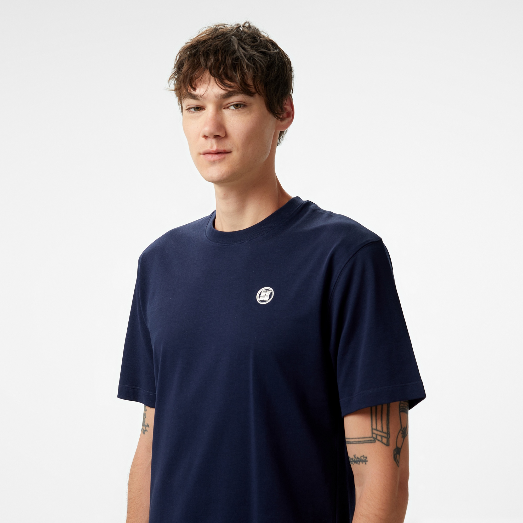 Sportempt Stm371 Erkek Lacivert T-Shirt