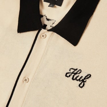  Huf Icaris Knit Top Erkek Bej Gömlek