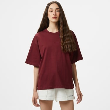  Les Benjamins Kadın Bordo T-Shirt