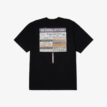  Huf Plaza Erkek Siyah T-Shirt
