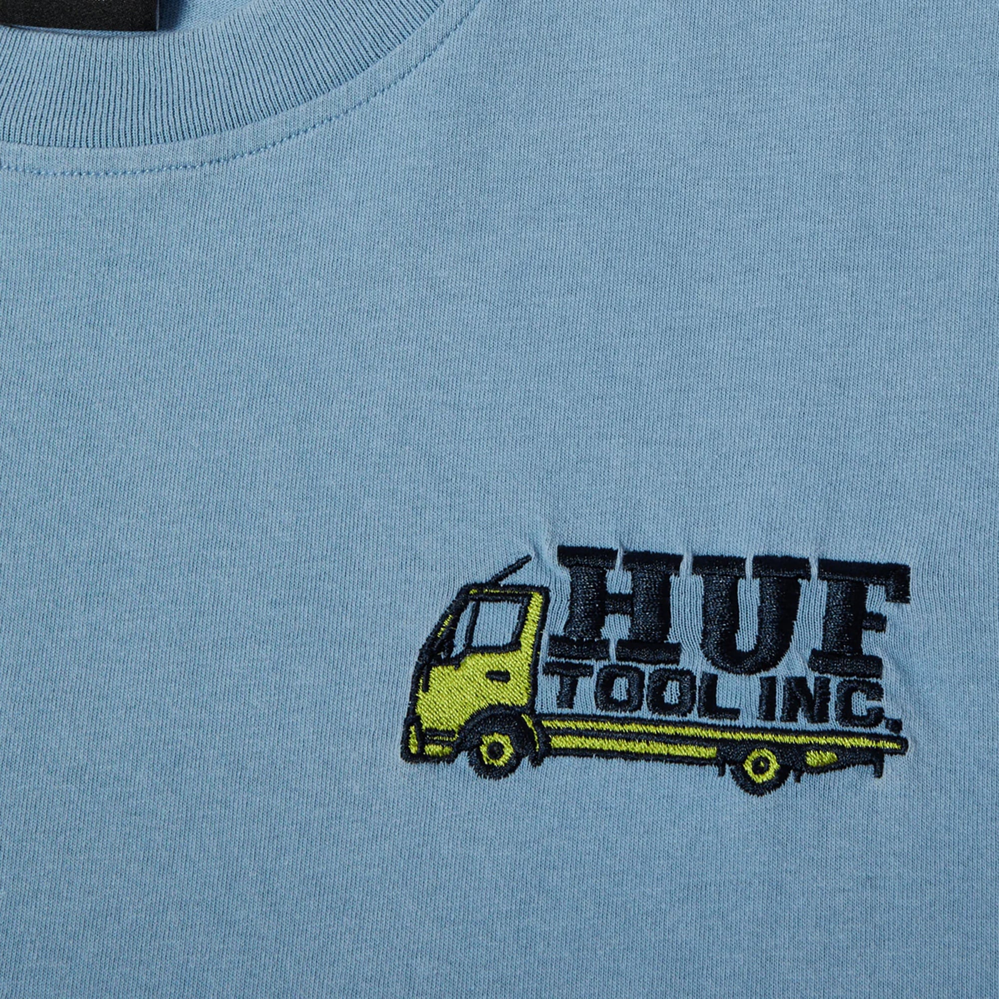 Huf Tool Inc Washed Erkek Mavi T-Shirt
