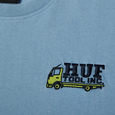  Huf Tool Inc Washed Erkek Mavi T-Shirt