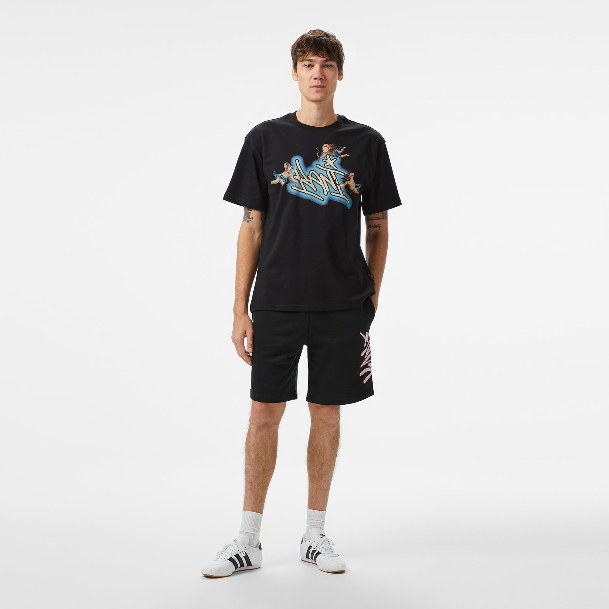 Karl Kani Kani Tag Erkek Siyah/Pembe Şort