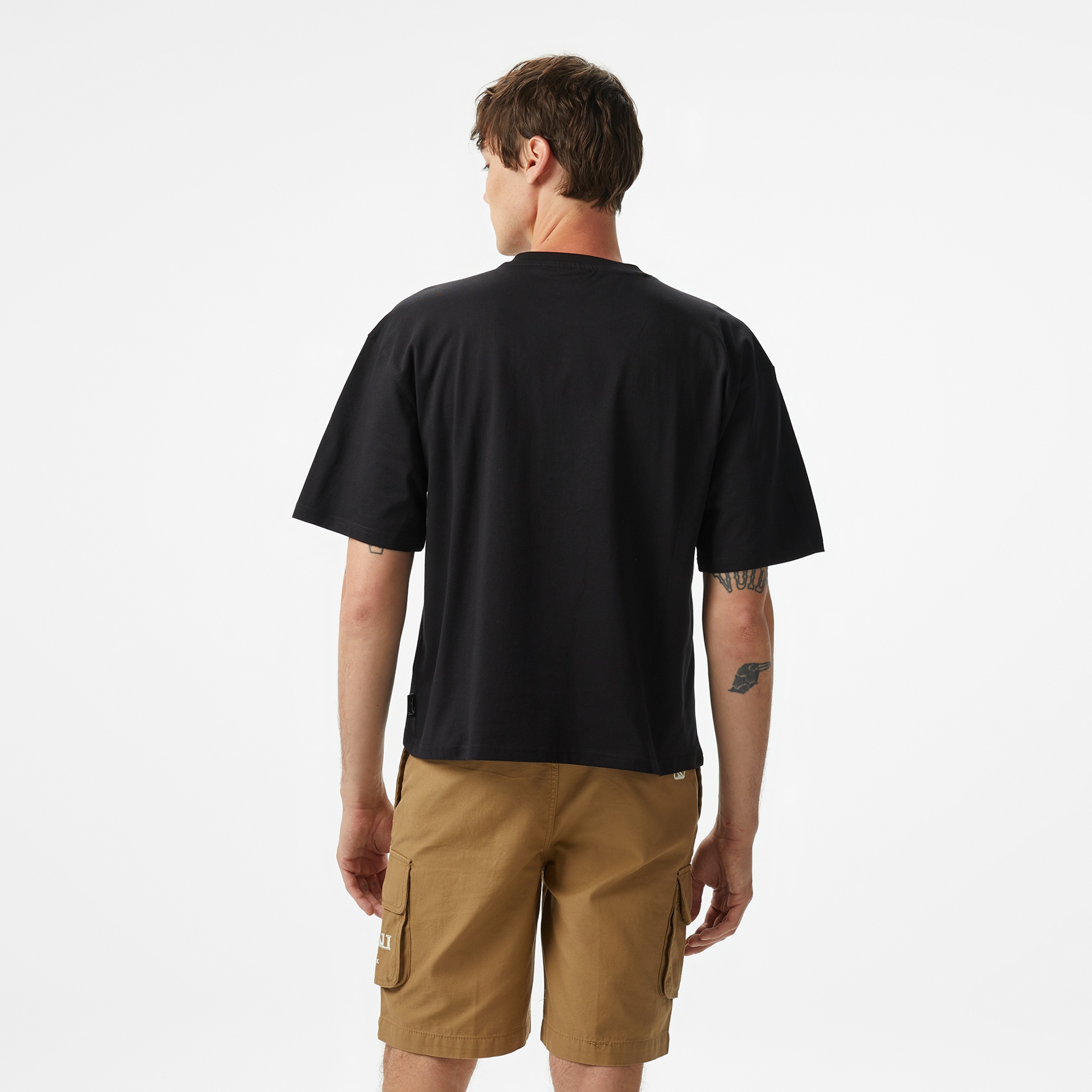 Karl Kani Woven Signature Chrome Logo Erkek Siyah T-Shirt