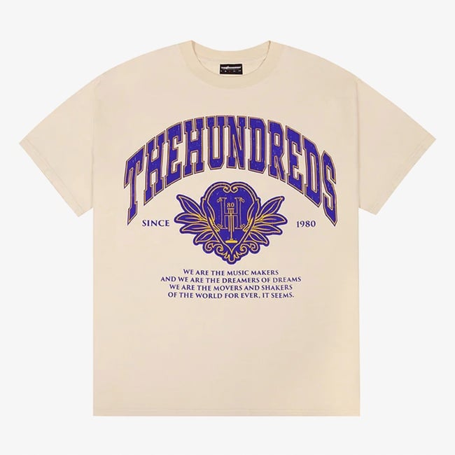  The Hundreds Alumnus Erkek Beyaz T-Shirt