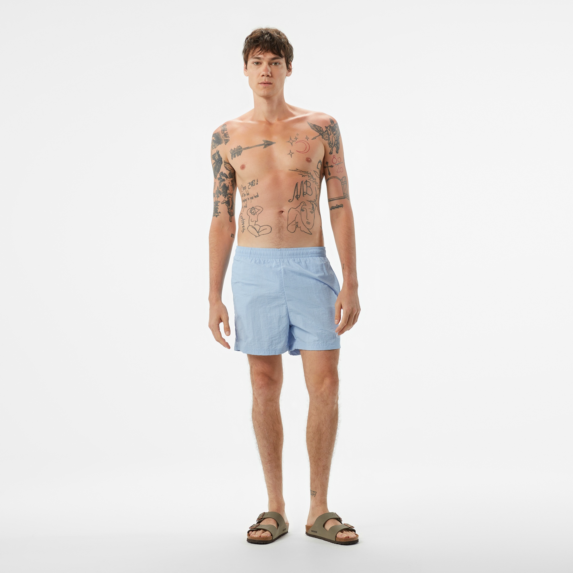 Karl Kani Signature Swim Erkek Mavi Mayo