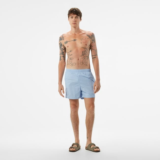  Karl Kani Signature Swim Erkek Mavi Mayo