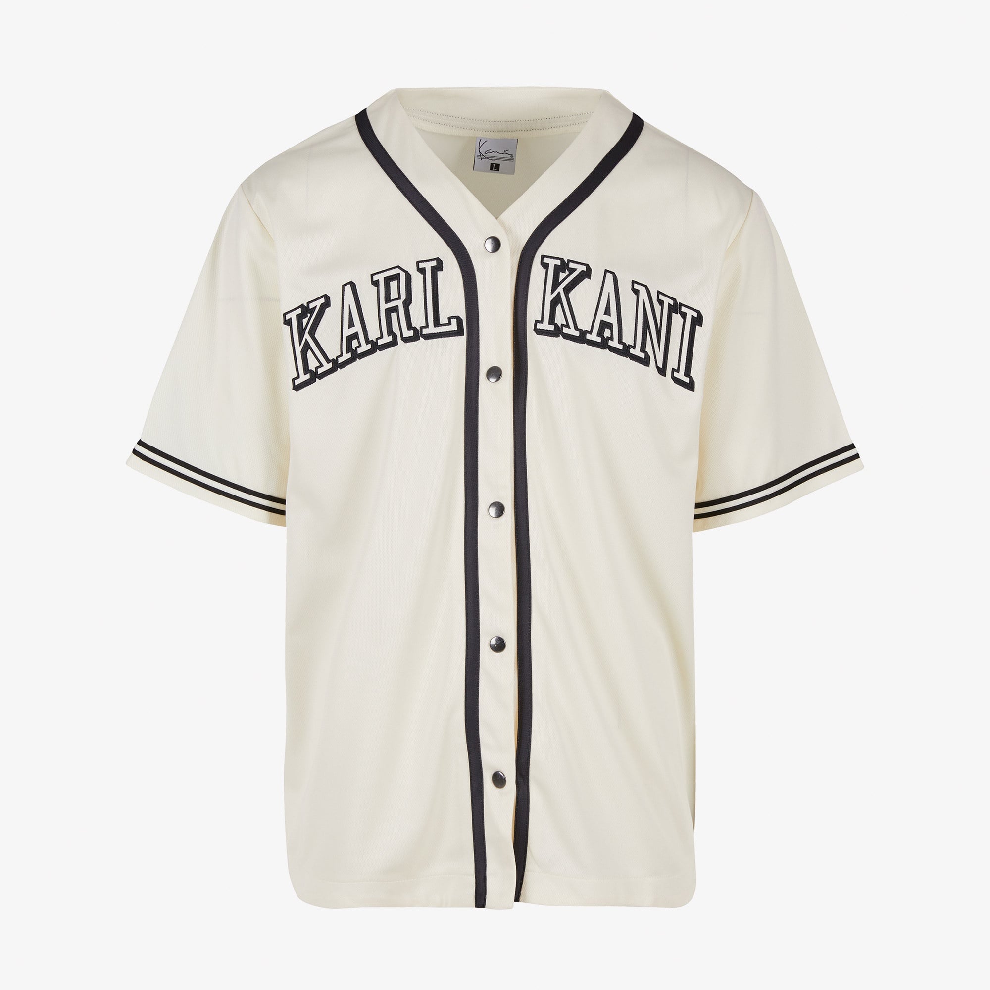 Karl Kani Baseball Erkek Beyaz/Siyah Gömlek