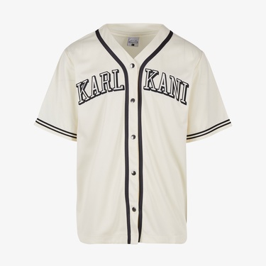  Karl Kani Baseball Erkek Beyaz/Siyah Gömlek