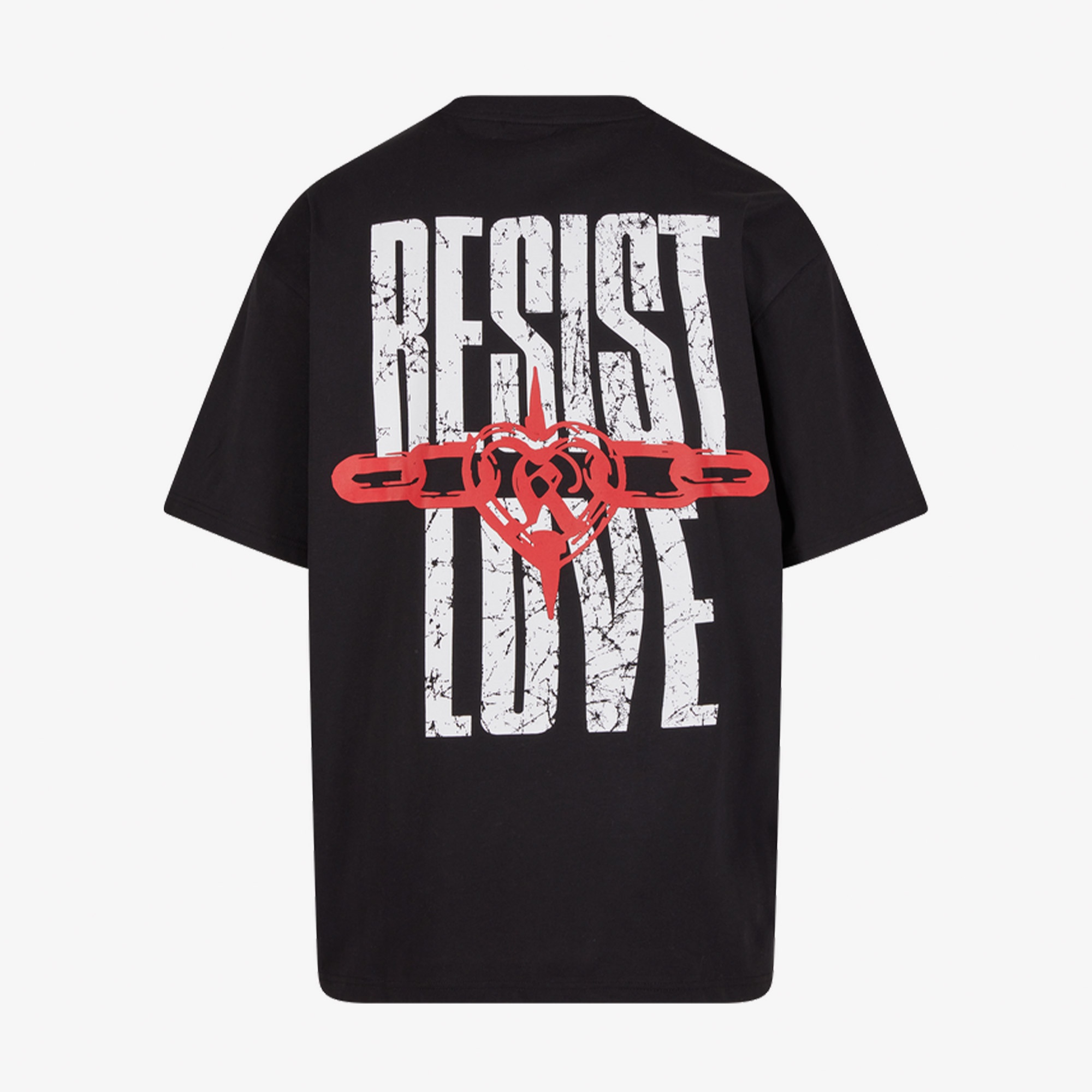 Karl Kani Woven Signature Resist Love Erkek Siyah T-Shirt